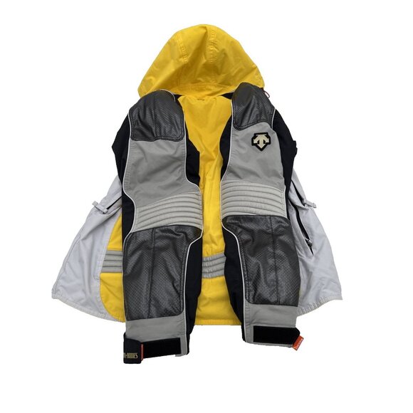 Descente Titan Thermo Ski Pro Jacket Ion Bodies Yellow black white Mens Small - Picture 15 of 16